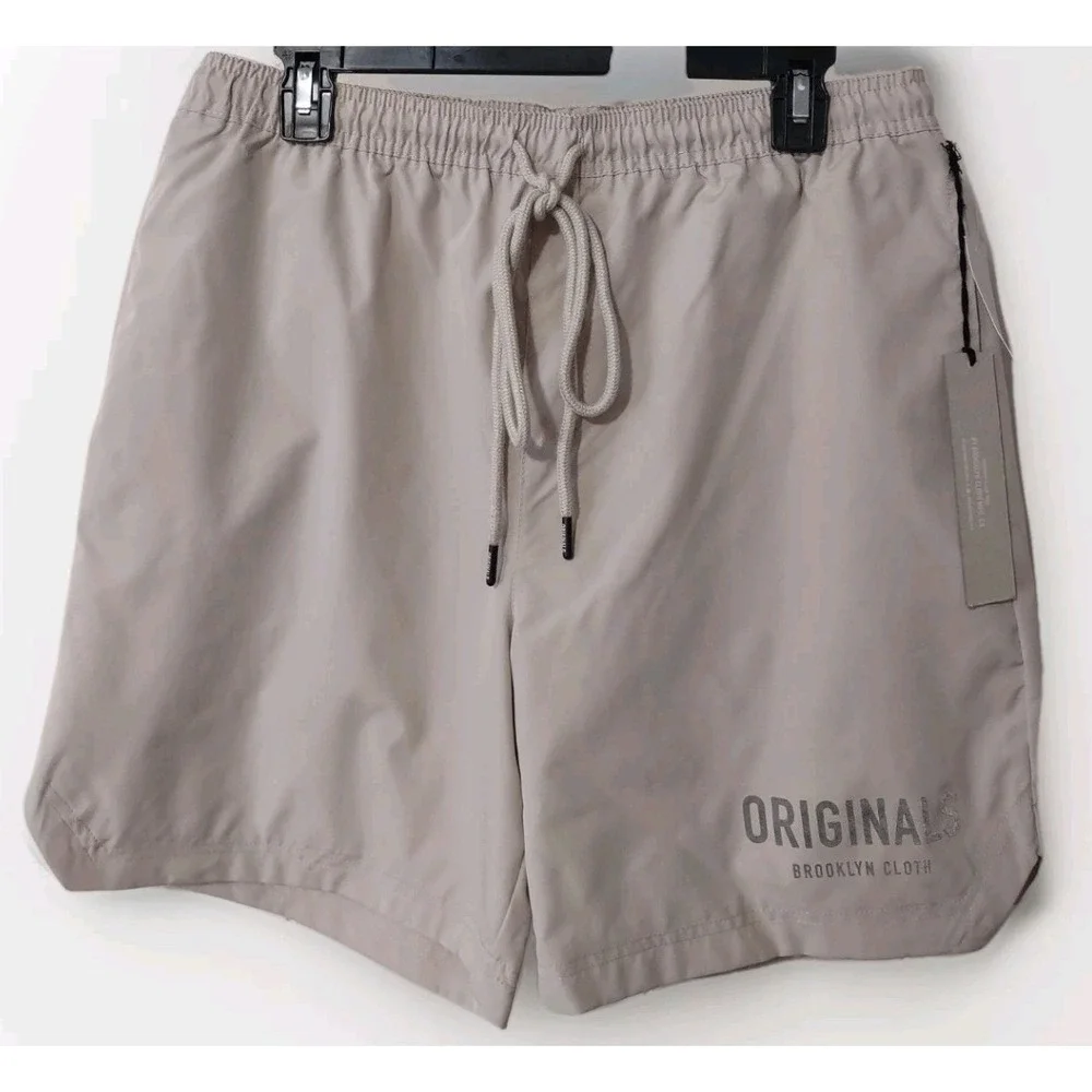 Originals Brooklyn Cloth Shorts Board Mens Size XL Pockets Mesh Lined Drawstring